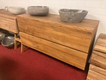 Teak Houten Hang Badkamermeubel beschikbaar voor biedingen