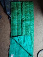 Vintage Polydaun Slaapzak - Groen, Caravans en Kamperen, Slaapzakken, Ophalen, Gebruikt