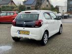 Peugeot 108 1.0 e-VTi Active Airco 1e eigenaar 4 seizoensban, Stof, Gebruikt, 4 stoelen, Wit