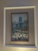3D  Rotterdams stadsgezicht uit 1860 met de laurenskerk., Antiek en Kunst, Ophalen