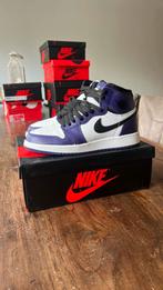 Nike Air Jordan 1 High Court Purple maat 37,5, Kleding | Dames, Schoenen, Ophalen of Verzenden, Zo goed als nieuw, Overige kleuren