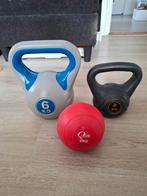 Diverse Gewichten Set - Kettlebells & Medicijnbal, Ophalen, Gebruikt, Buik, Kettlebell