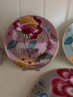 Pip Studio servies Floral Fantasy 6 Gebaksbordjes, Huis en Inrichting, Verzenden, Zo goed als nieuw, Bord(en), Overige stijlen