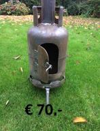 Tuinhaard terrasverwarmer houtkachel gasfleskachel Vuurton, Tuin en Terras, Nieuw, Ophalen