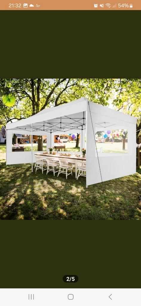 Partytent te huur Grootegast 3x6 meter. Verhuur partytent, Tuin en Terras, Partytenten, Zo goed als nieuw, Partytent, 5 tot 8 meter