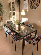 Eettafel, Huis en Inrichting, Tafels | Eettafels, Ophalen, Gebruikt, Rechthoekig, 50 tot 100 cm