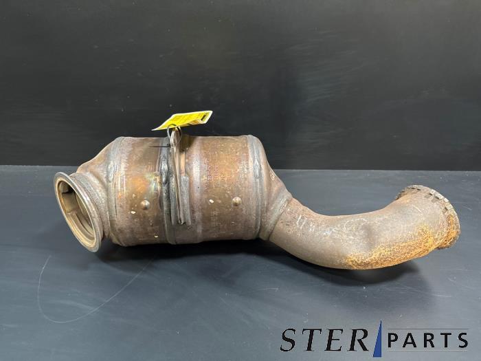 Katalysator van een Mercedes C-Klasse, Auto-onderdelen, Uitlaatsystemen, Mercedes-Benz, Gebruikt, 3 maanden garantie, Ophalen of Verzenden