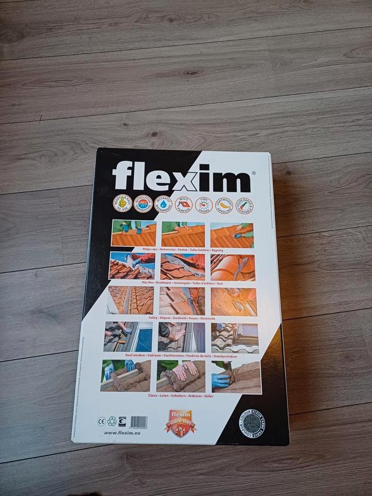 Flexim Dakmortel zwart 7 strips, Doe-het-zelf en Verbouw, Dakpannen en Dakbedekking, Zo goed als nieuw, Overige typen, Overige materialen