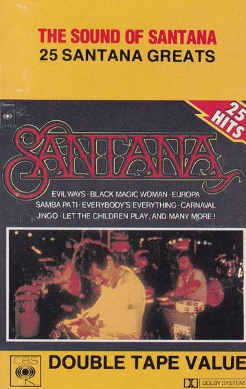 Cassettebandje Santana – The Sound Of (25 Santana Greats) beschikbaar voor biedingen