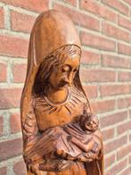 Houten Maria met Kind Beeld, Antiek en Kunst, Ophalen of Verzenden