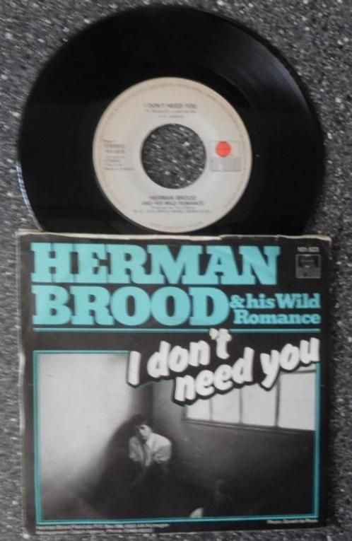 Herman Brood & His Wild Romance - I don't need (vanaf € 2,00, Cd's en Dvd's, Vinyl Singles, Ophalen of Verzenden