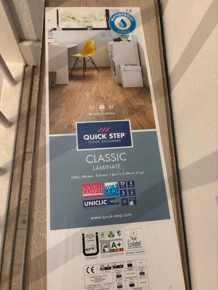 Quickstep Kliklaminaat -  nieuw, Doe-het-zelf en Verbouw, Vloerdelen en Plavuizen, Nieuw, Laminaat, Overige materialen, 150 cm of meer