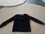 Zwarte trui met rits van scotch & soda, maat 128, Meisje, Trui of Vest, Ophalen of Verzenden, Zo goed als nieuw