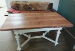 Eettafel, boomstamtafel., 200 cm of meer, Zo goed als nieuw, Vijf personen of meer, Rechthoekig