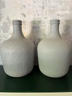 Glazen Flessen met Betonlook (2 stuks), Ophalen, Overige kleuren, Minder dan 50 cm, Glas