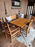 Duitse Eethoek / Oostenrijkse eethoek met Bank en Tafel, Ophalen, Gebruikt, 6 tot 8 stoelen