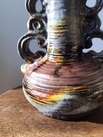 West Germany vaas, brutalist, metallic., Ophalen of Verzenden