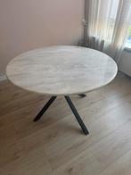 Marmer eettafel, Huis en Inrichting, Ophalen, Overige materialen, Gebruikt, Rond