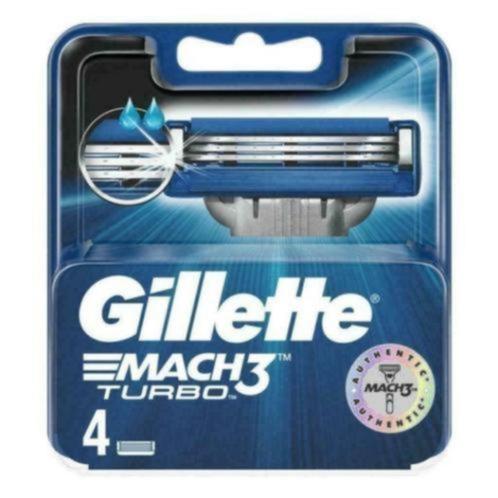 Gillette Mach3 Turbo Scheermesjes 4 stuks, Sieraden, Tassen en Uiterlijk, Uiterlijk | Gezichtsverzorging, Nieuw, Verzorging, Ophalen