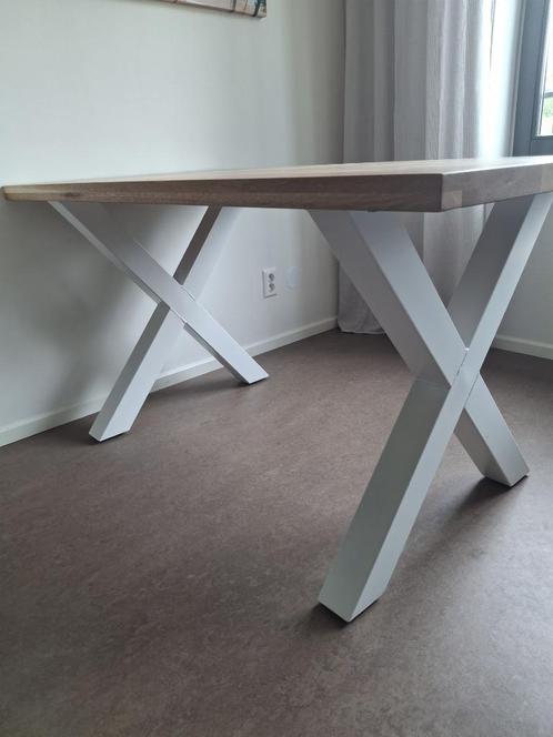 Eetkamertafel NIEUW! Met eiken blad, Huis en Inrichting, Tafels | Eettafels, Nieuw, 100 tot 150 cm, 100 tot 150 cm, Vier personen