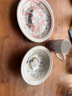 Suske en Wiske Servies - Bord, Kom, Mok, Huis en Inrichting, Keuken | Servies, Gebruikt, Overige typen, Ophalen of Verzenden, Overige stijlen