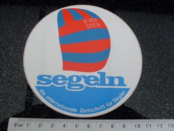 sticker segeln logo die international zeitschrift fur segler beschikbaar voor biedingen