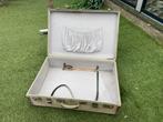oude koffer met leren riemen 80x53x23, Sieraden, Tassen en Uiterlijk, Koffers, Ophalen, Overige materialen, Gebruikt, 70 cm of meer