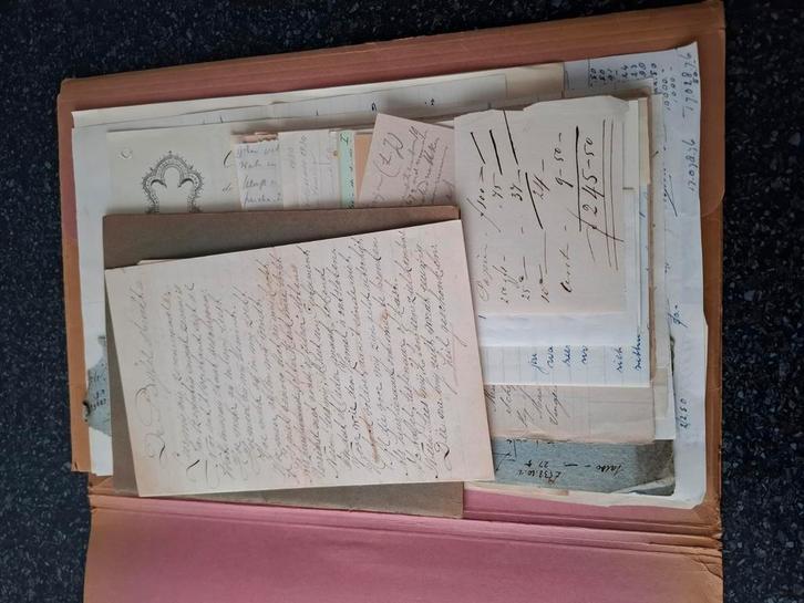 Manuscripten 19e-20e eeuws, Antiek en Kunst, Curiosa en Brocante, Ophalen of Verzenden