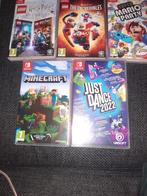 2x Nintendo Switch met accessoires en 8 spellen, Spelcomputers en Games, Spelcomputers | Nintendo Switch, Ophalen, Gebruikt, Met games