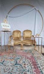 Gouden tafeltjes Henna, 50 tot 100 cm, 50 tot 75 cm, Vierkant, Zo goed als nieuw