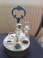 Olie-en azijnstel, Ophalen