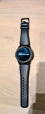 Samsung Gear S3 Frontier, Sieraden, Tassen en Uiterlijk, Smartwatches, Ophalen of Verzenden, Gebruikt, Zwart, Android
