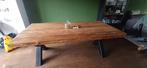 Massief Houten Eettafel, Huis en Inrichting, Ophalen, Gebruikt, 100 tot 150 cm, 200 cm of meer