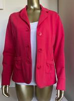 Roze-rood jasje, blazer, sweatstof, Witteveen, maat M = 38, Maat 38/40 (M), Ophalen of Verzenden, Witteveen, Jasje