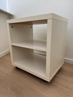IKEA CORRAS, nachtkastje/ printertafeltje, wit, 2 stuks!, Ophalen, Overige materialen, Gebruikt, 55 tot 70 cm