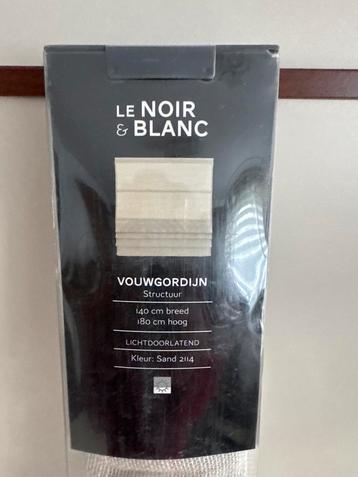 Nieuw vouwgordijn Le Noir & Blanc 140x180cm beschikbaar voor biedingen