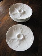 Zes Schönwald Germany porselein oesterborden- wit, Huis en Inrichting, Keuken | Servies, Verzenden, Zo goed als nieuw, Bord(en)