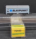 Minitrix 70145 - schuifdakwagen 'BLAUPUNKT' (15182), Gelijkstroom, Trix, Wagon, Ophalen of Verzenden