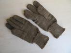 Vintage wollen leger handschoenen, jaren '50/'60, Verzamelen, Militaria | Algemeen, Ophalen of Verzenden, Landmacht, Nederland