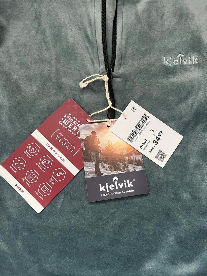 Blauwe skipully voor dames van Kjelvik maat S., Kleding | Dames, Wintersportkleding, Nieuw, Trui, Maat 36 (S), Ophalen of Verzenden