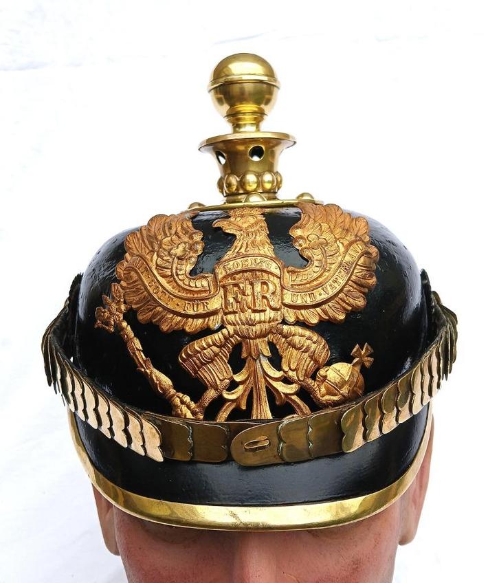 Pickelhaube Onderofficier Pruissen Artillerie, Verzamelen, Militaria | Algemeen, Landmacht, Helm of Baret, Duitsland, Ophalen of Verzenden