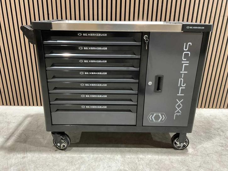 SG Werkzeuge SG14-24 XXL Gereedschapswagen gevuld nieuw ‼️, Doe-het-zelf en Verbouw, Gereedschapskisten, Nieuw, Gevuld, Ophalen