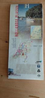 Waterkaart Hollandse Plassen - Kaart H - 97/98 ANWB, Ophalen of Verzenden, Gebruikt, Gebruiksvoorwerp