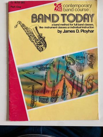 Band today. Voor alto sax. Part one beschikbaar voor biedingen