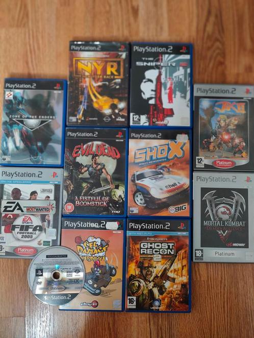 PlayStation 2 Games - Diverse Titels, Spelcomputers en Games, Games | Sony PlayStation 2, Gebruikt, Avontuur en Actie, 1 speler