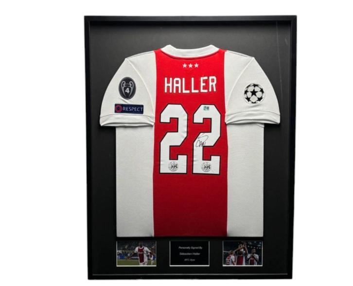 Sebastien Haller AFC Ajax 21/22 Ingelijst Thuis Shirt, Verzamelen, Sportartikelen en Voetbal, Nieuw, Shirt, Ajax, Ophalen of Verzenden