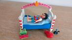 Playmobil peuterbed met peuter, boekentas, knuffel, Ophalen of Verzenden