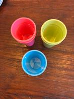 Plastic bekers 5 stuks, Ophalen of Verzenden