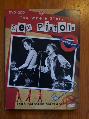 Sex Pistols, dvd + 2cd: The Whole Story. beschikbaar voor biedingen