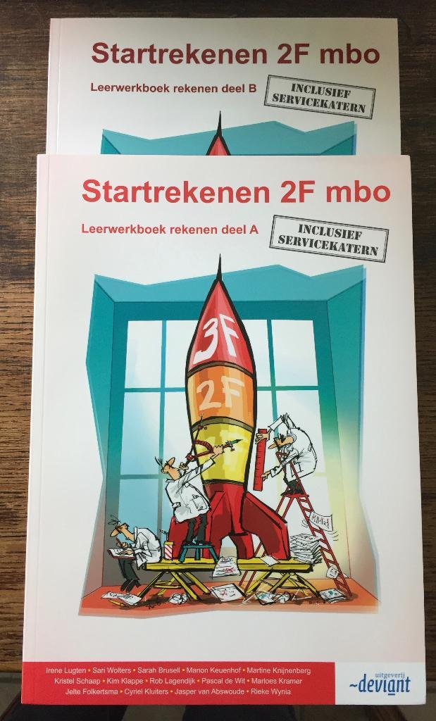 Startrekenen 2F mbo Leerwerkboek rekenen deel B, Boeken, Studieboeken en Cursussen, Zo goed als nieuw, MBO, Beta, Ophalen of Verzenden